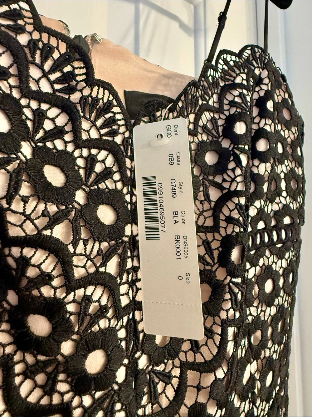 J. Crew Black Eyelet Cocktail Dress